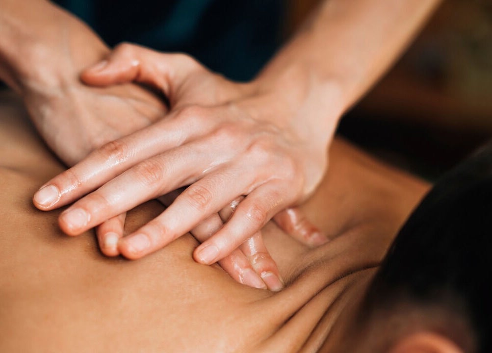 Relaxing massage at Finn Spa in Manchester, Chadderton, England, GB offering rejuvenating therapies.