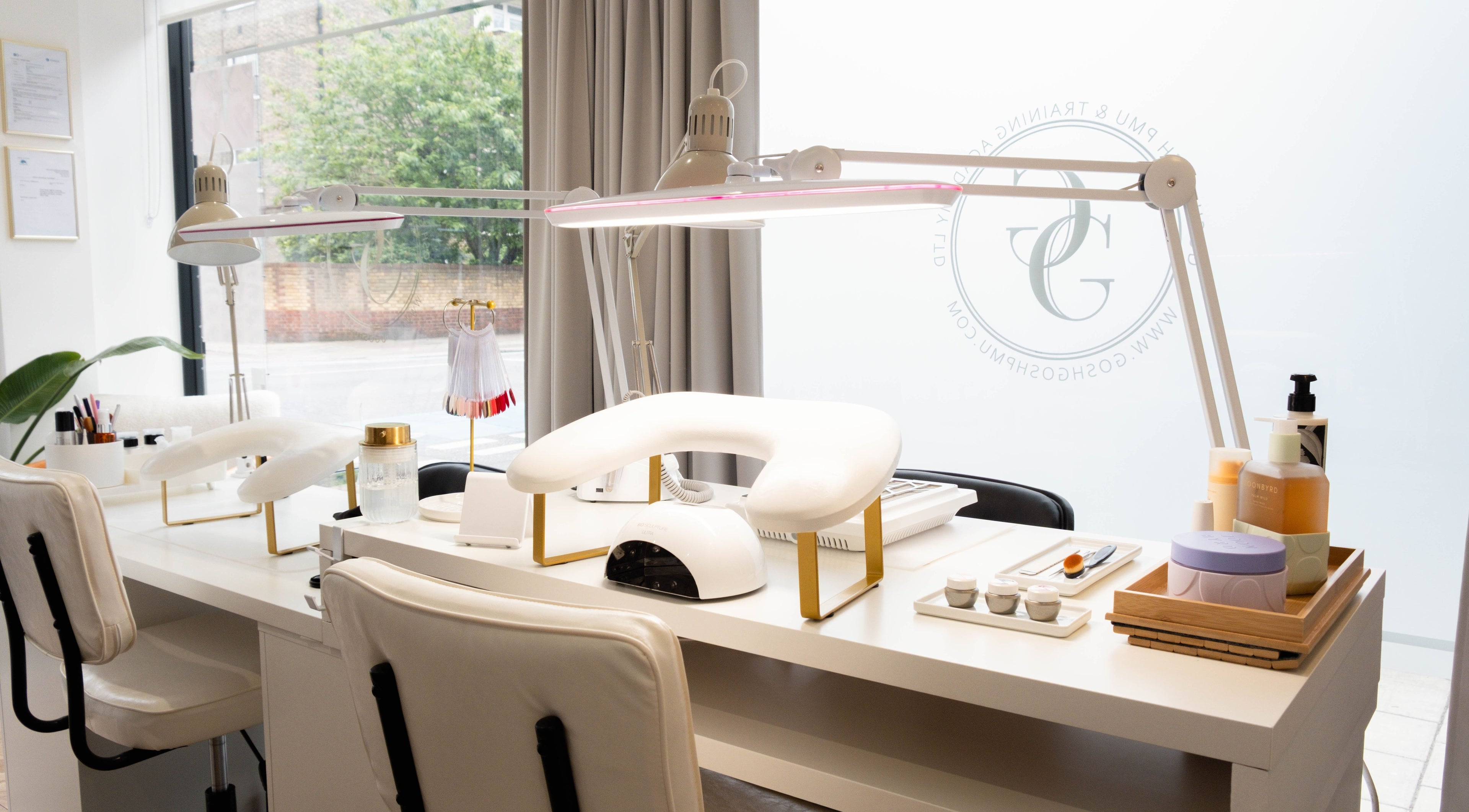 Professional nail station at Furious Filer, Gosh Gosh PMU Clinic, London, England, GB offering relaxing services.