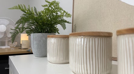 Elegant decor at Glow Lash and Brow Studio in Greenfields, Western Australia, AU enhances a tranquil ambiance.