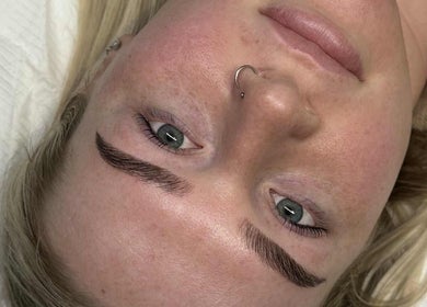 Expertly styled eyebrows at Glow Lash and Brow Studio in Greenfields, Western Australia, AU.