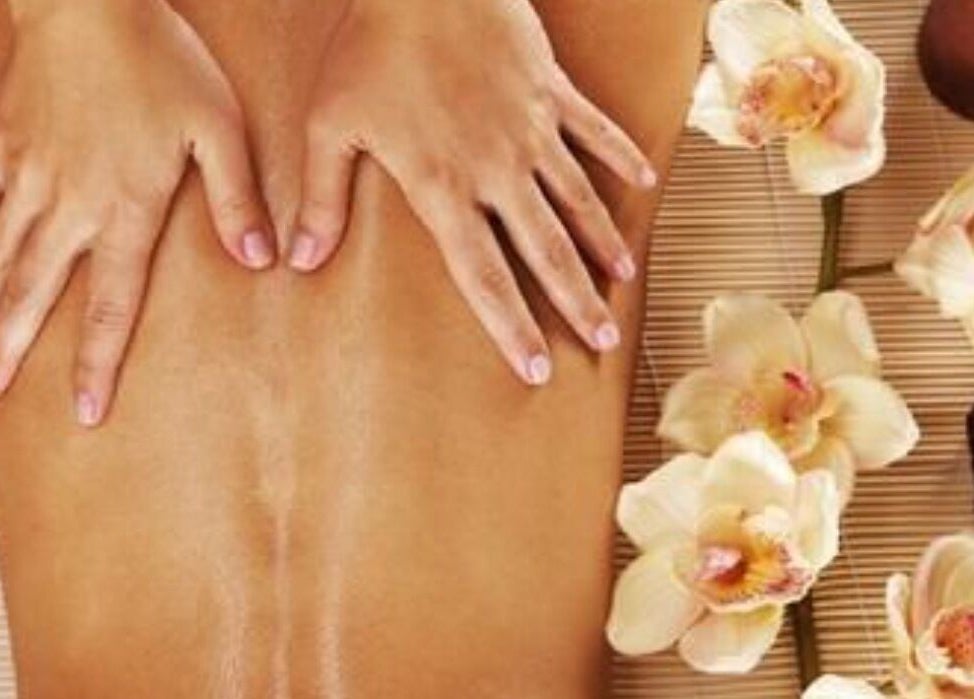 Massage at De Lune Beauty Spa, Johor Bahru, Johor Darul Ta'zim, MY with orchids and candles.