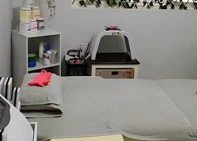 Serene treatment room at Izelke's Sculpt and Glow Studio in Cape Town, Western Cape, ZA.