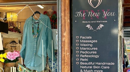 The New You Beauty and Wellness venue entrance in Maclean, New South Wales, featuring a stylish display.