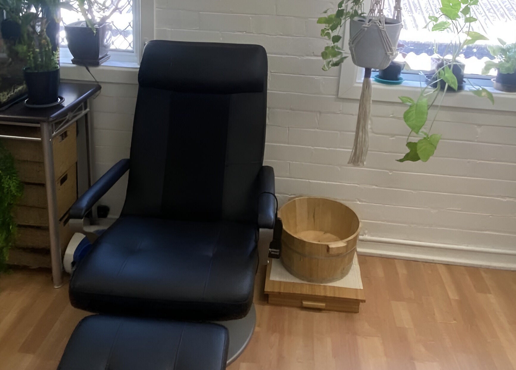 Relaxing chair and plants at The New You Beauty and Wellness, Maclean, New South Wales, AU.