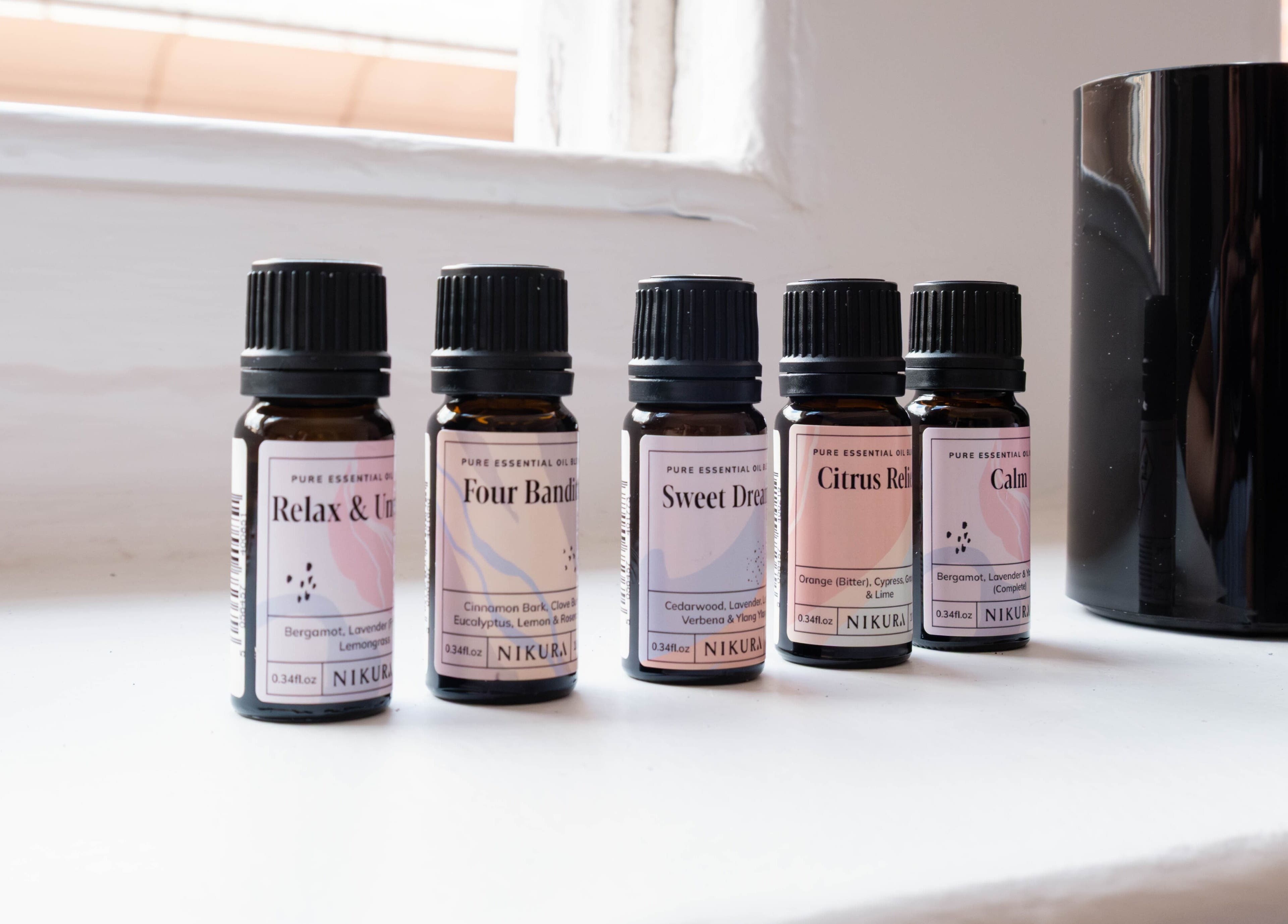 Essential oils at Soho Beauty & Aesthetics in London, England, GB offer a serene ambiance.