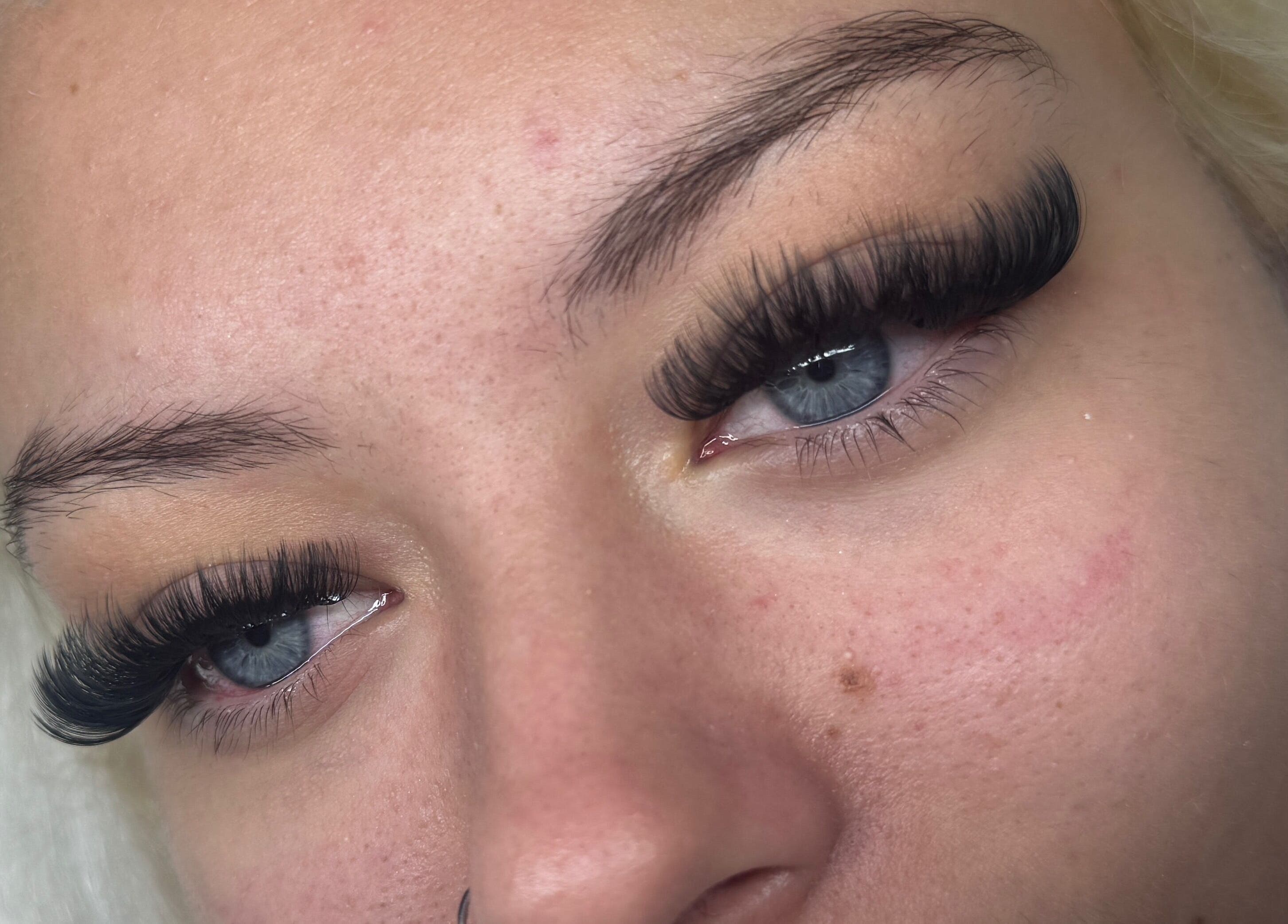 Beautiful eyelash extensions at Beautycallsmcr | Deansgate | Home based, Manchester, England, GB, highlighting elegance.