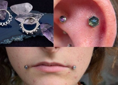 Piercing di gemme e orecchini a SIck Piercing, Castelfranco Veneto, Veneto, IT.