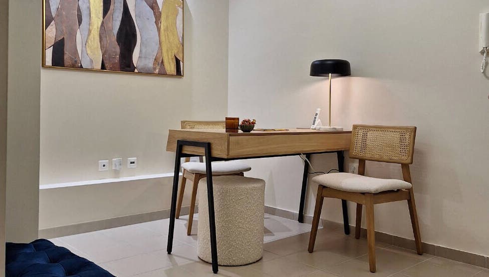 Μοντέρνο καθιστικό στο Ινστιτούτο Αισθητικής Ελένη Βακάλη, Καλαμάτα, GR.