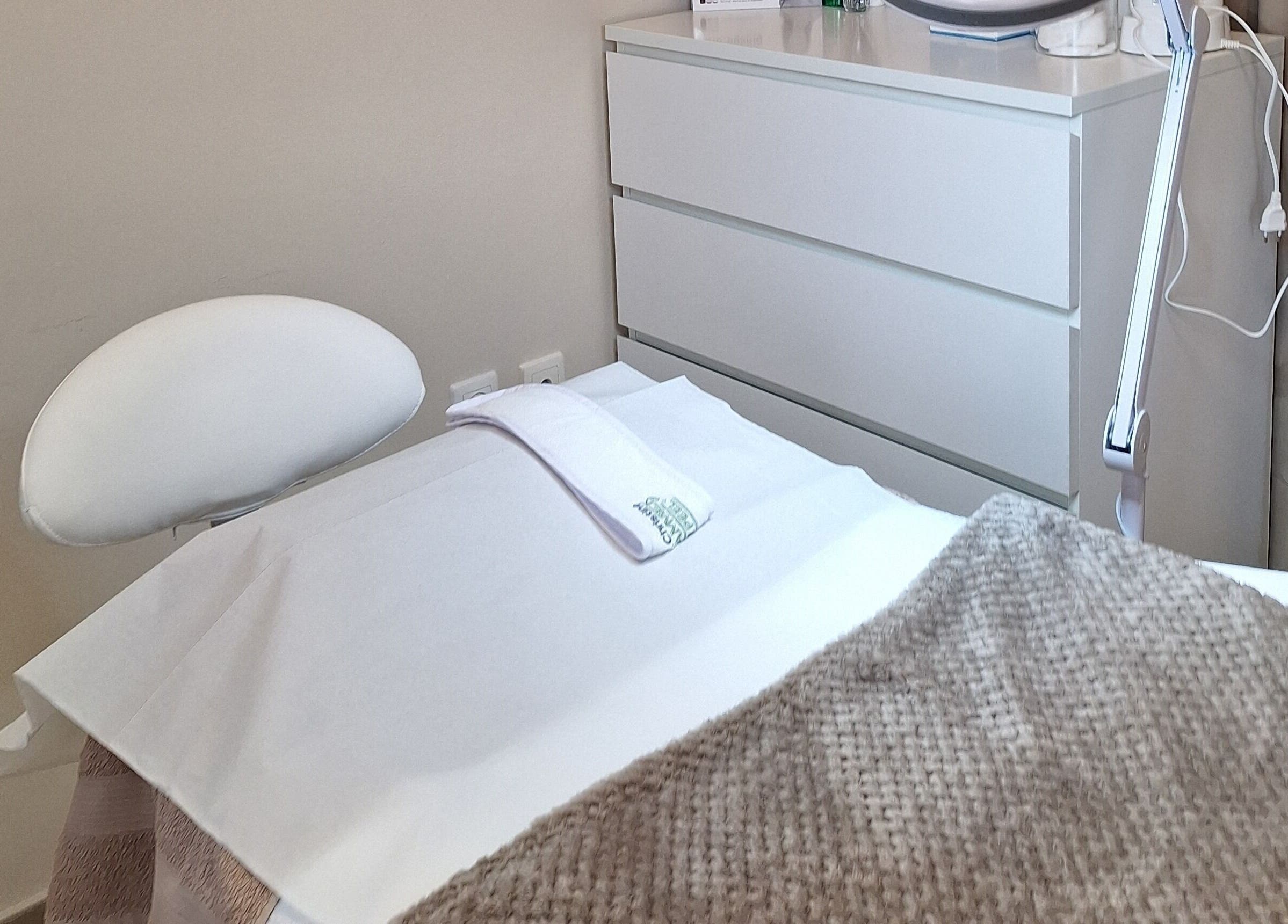 Καταπραϋντικό δωμάτιο θεραπείας στο Ινστιτούτο Αισθητικής Ελένη Βακάλη, Καλαμάτα, GR.