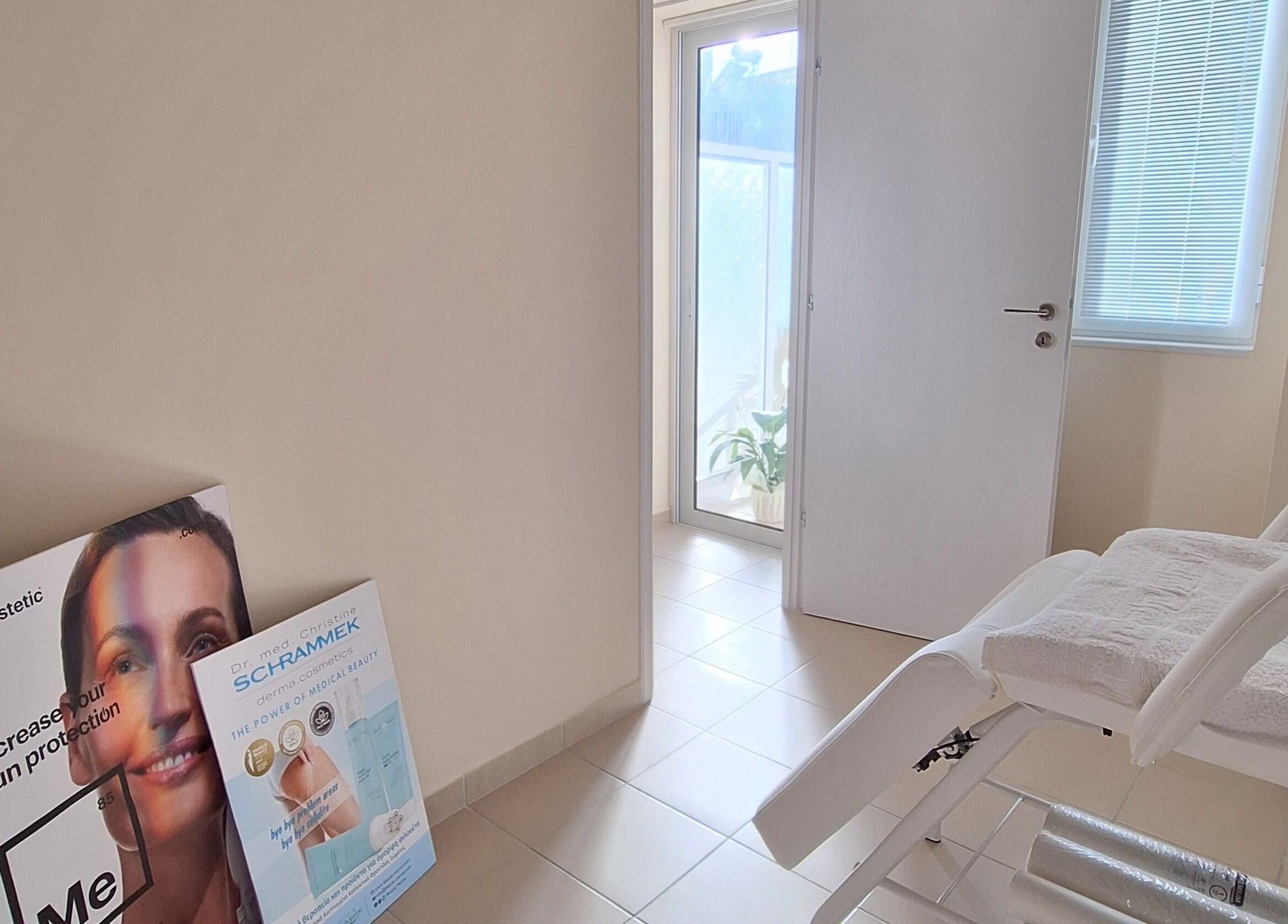 Ιδανικό δωμάτιο θεραπείας στο Ινστιτούτο Αισθητικής Ελένη Βακάλη, Καλαμάτα, GR με οικεία ατμόσφαιρα.