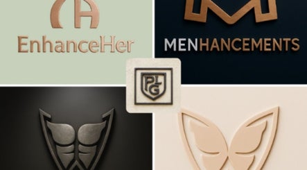 Collage of Precision Lifestyle Group logos in Manchester, England, GB showcasing branding and design.