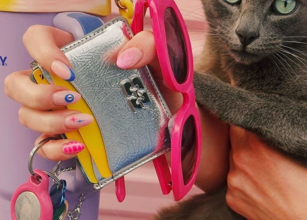 Stylish nail art at Butter Nails in Hamilton, Waikato, NZ, featuring unique designs and vibrant accessories.