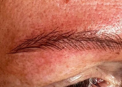 Eyebrow detailing at Beauty Custom Club Massage Studio, Benton, England, GB, showcasing precision makeup.