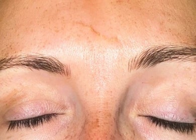 Beautifully shaped eyebrows from Beauty Custom Club Massage Studio in Newcastle upon Tyne, England, GB.