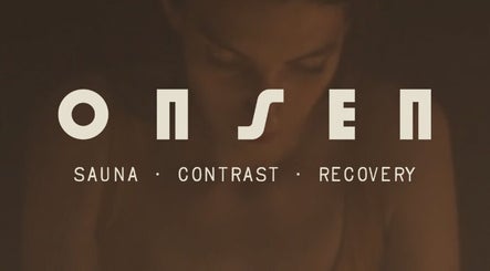 Onsen venue sign showcasing sauna, contrast, and recovery services in Torrensville, South Australia, AU.