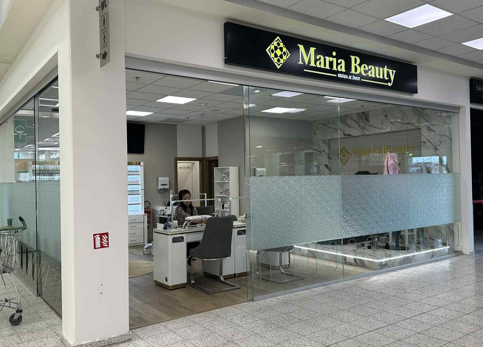 Salón Maria Beauty Chomutov v Chomutově, Ústecký kraj, CZ s moderním interiérem.