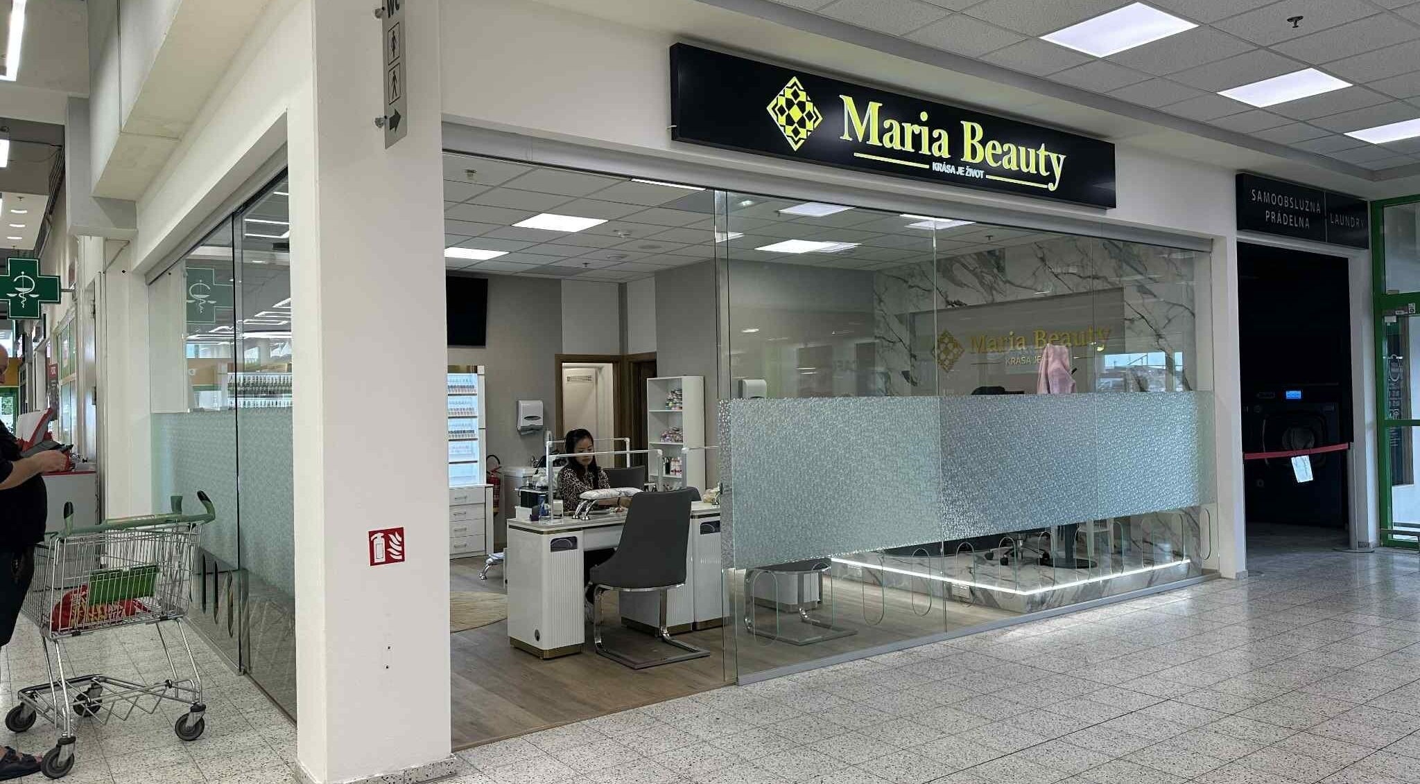 Salón Maria Beauty Chomutov v Chomutově, Ústecký kraj, CZ s moderním interiérem.