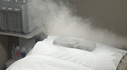 Steam treatment area at Refresh Skin Therapy in Southampton, England, GB, showcasing serene wellness setup.