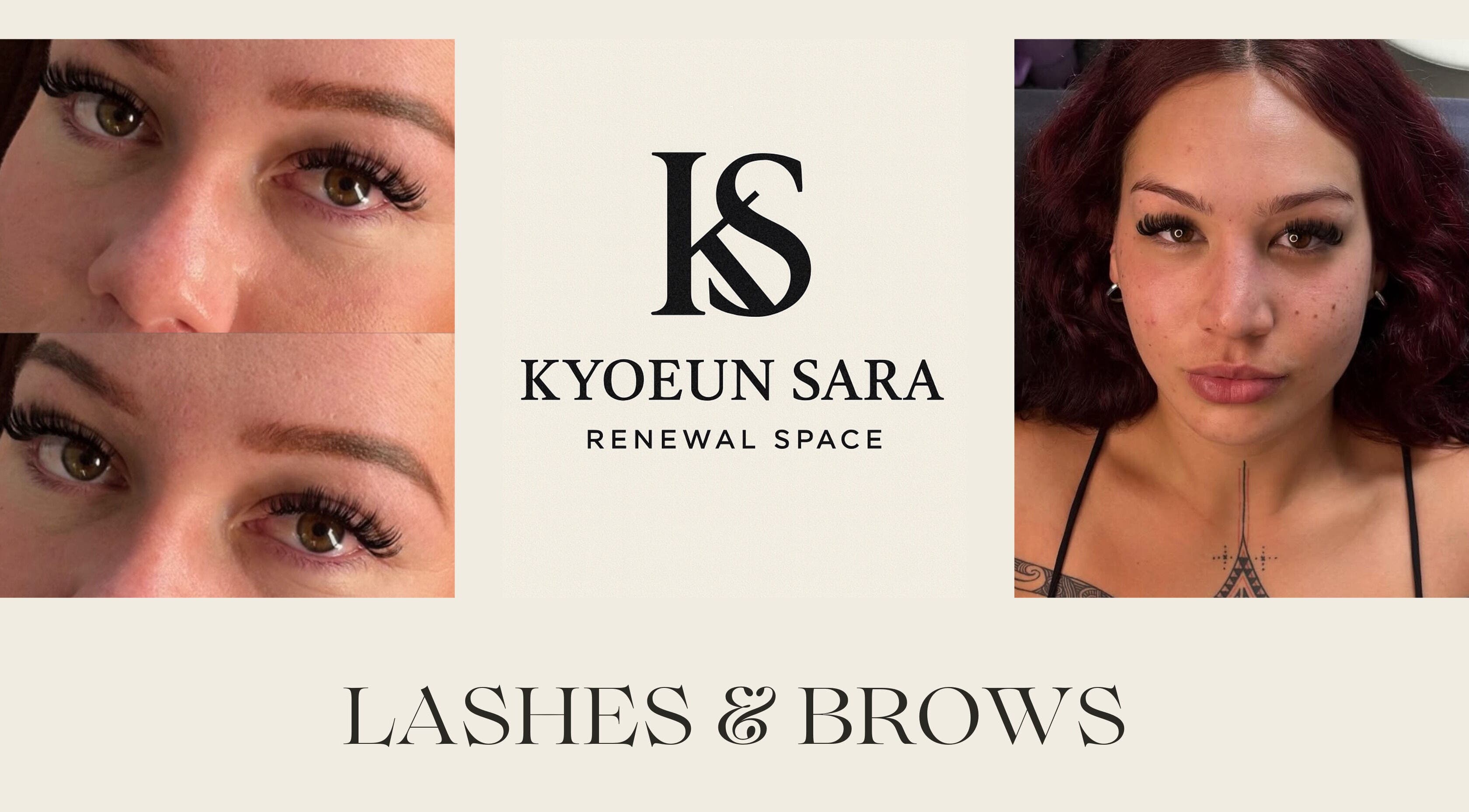 Lash and brow treatments at KS Renewal Space, Hamilton, Waikato, NZ. Enhance your beauty naturally.