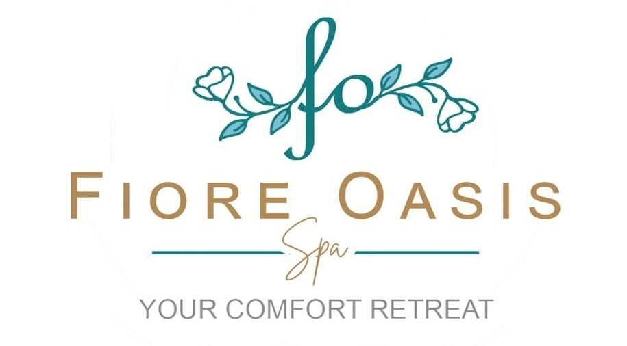 Fiore Oasis Spa logo with floral design at Penal/debe Regional Corporation, TT.