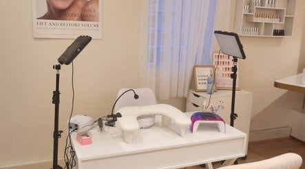 Nail Strike salon station with modern equipment, Lane Cove, New South Wales, AU.
