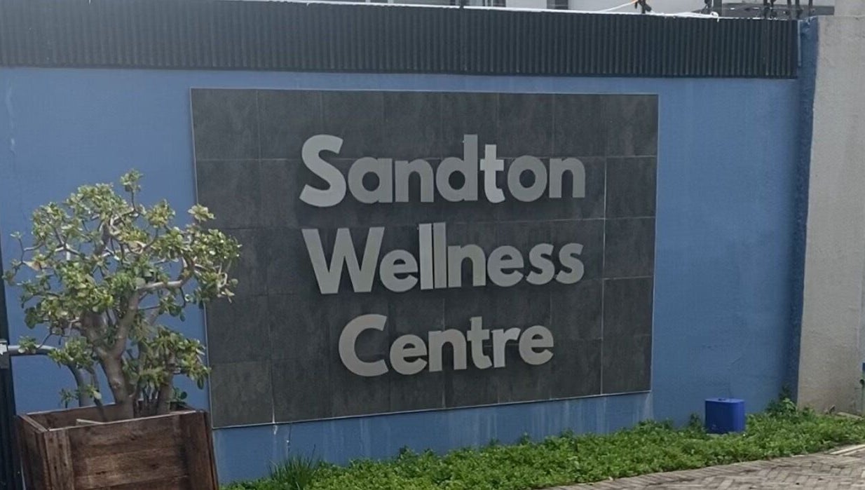 Entrance sign of New You Medical Aesthetics JHB at Sandton Wellness Centre, Sandton, Gauteng, ZA.