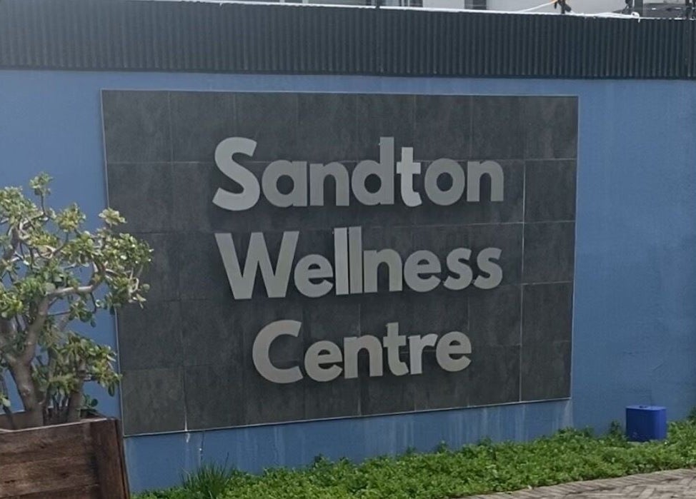 Entrance sign of New You Medical Aesthetics JHB at Sandton Wellness Centre, Sandton, Gauteng, ZA.