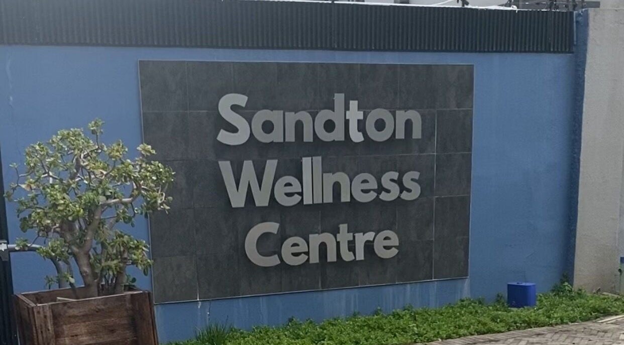 Entrance sign of New You Medical Aesthetics JHB at Sandton Wellness Centre, Sandton, Gauteng, ZA.