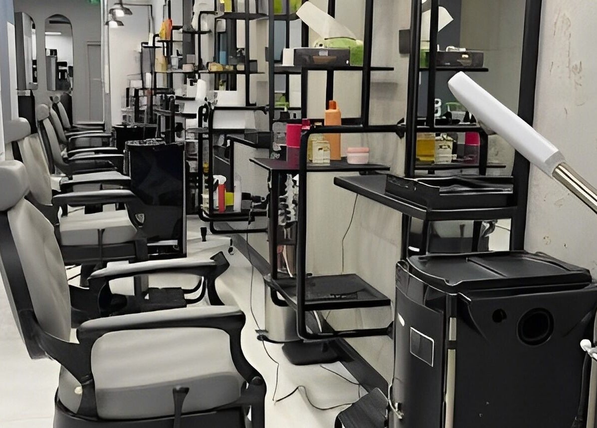 Modern salon chairs at Adan Salon | صالون أدان in Riyadh, Riyadh Province, SA offering a sleek design.