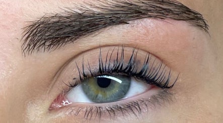 Close-up of a well-groomed eye at Lami Lounge UK, Spalding, England, GB, showcasing lash extension.