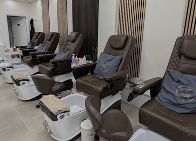 Sleek pedicure chairs at Viet Nails and Beauty, Dublin, County Dublin, IE, offering ultimate comfort.