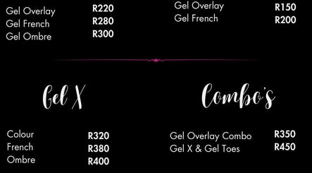 Pricing menu for nail services at That Girl Tracy in Cape Town, Western Cape, ZA.