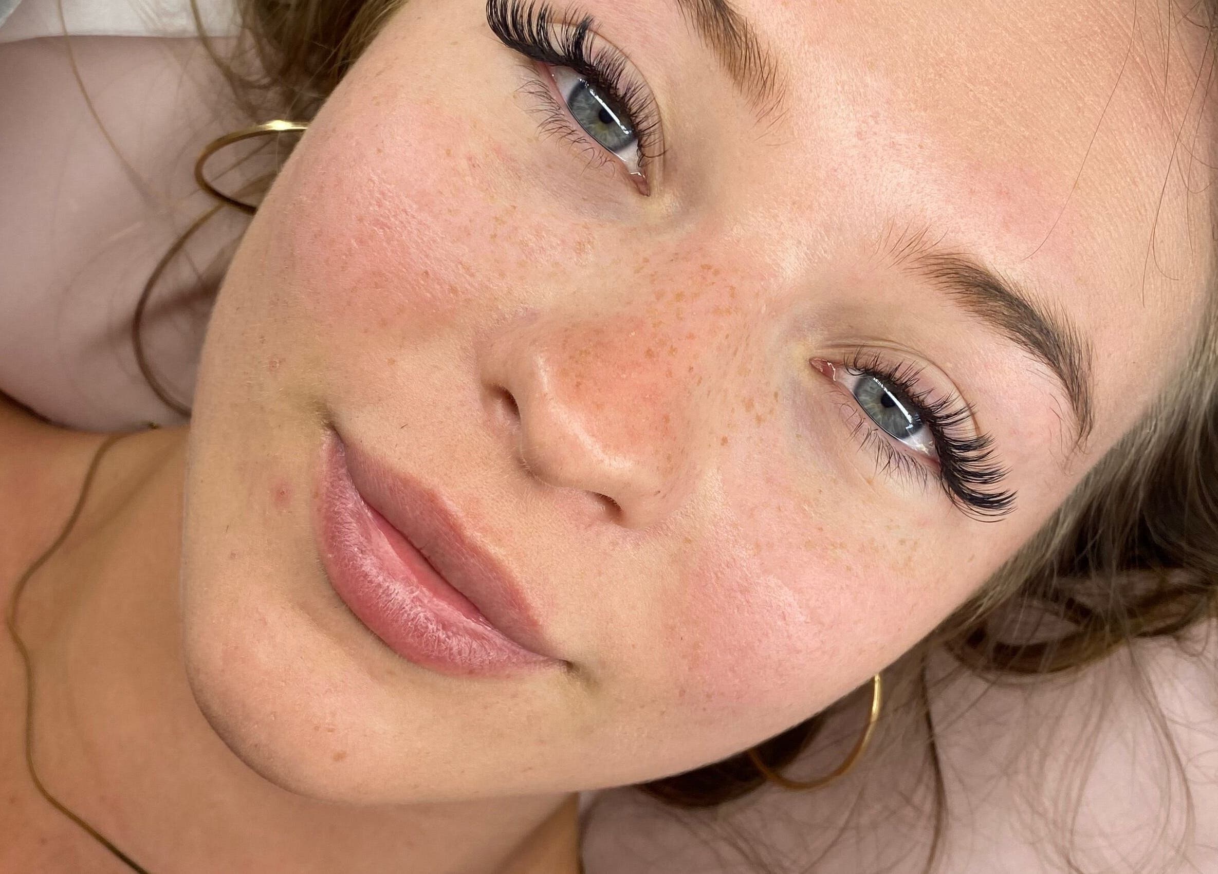 Woman with expertly crafted eyelashes at Lashed by CD, Cape Town, Western Cape, ZA.