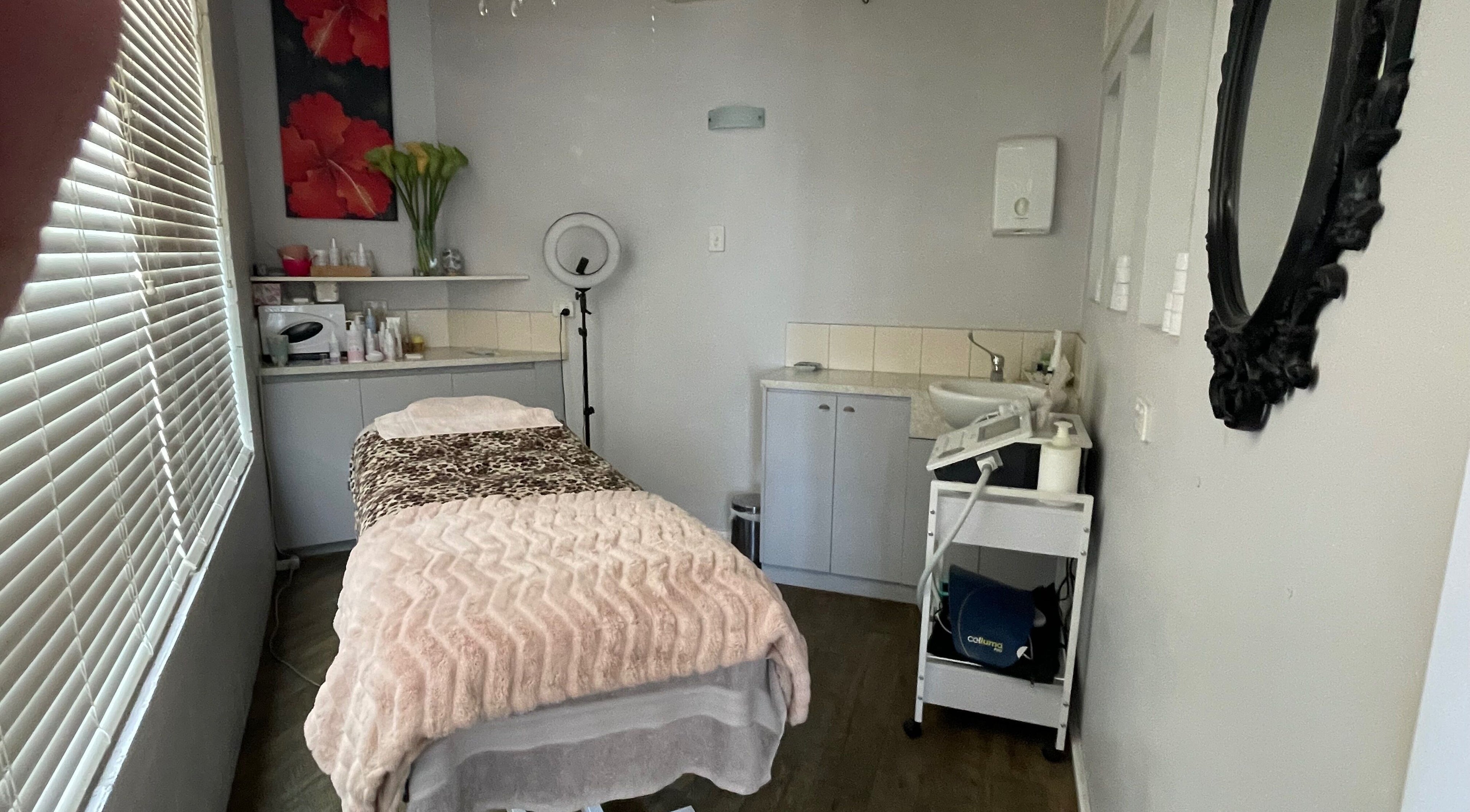 Relaxing therapy room at Bliss Beauty Spa and Bodyworx, Dunsborough, Western Australia, AU.