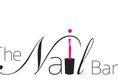 Logo of The Nail Bar in Oshawa, Ontario, CA with a stylish nail polish design.