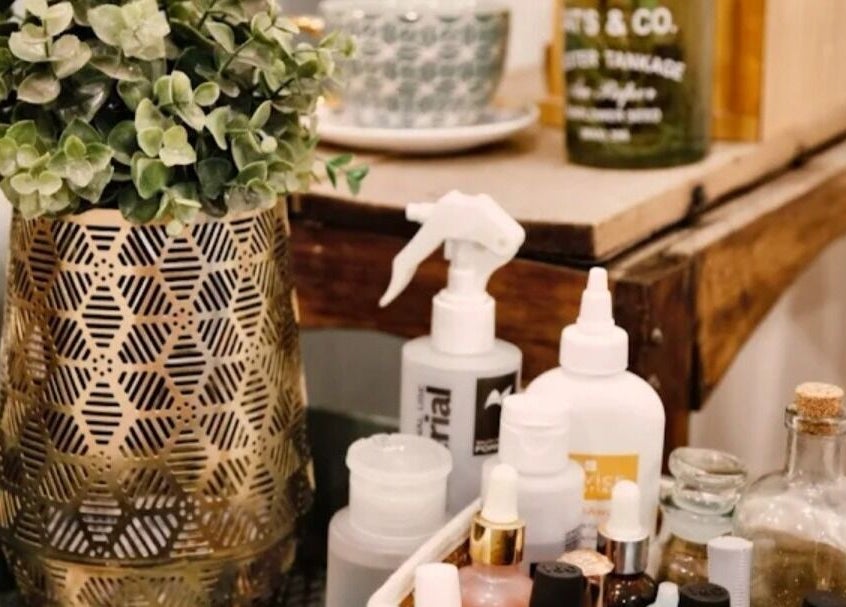 Maison de Linda Skin & Beauty - now home-based in Hawthorn, Victoria, AU: Aesthetic products on display.