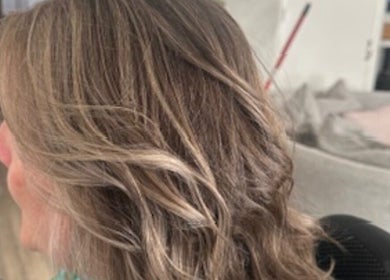 Beautiful wavy hairstyle at Little Things Hair & Beauty, Heswall, England, GB.