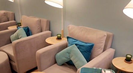 Comfortable chairs with cushions in Nailandia Tomas Morato, Quezon City, Metro Manila, PH.