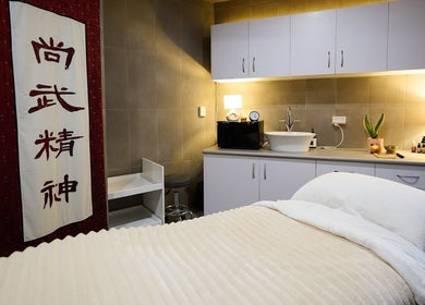 Relaxing therapy room at Elena Massage Therapist in Paddington, New South Wales, AU with comfortable massage bed.