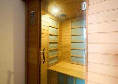 Luxurious sauna at Elena Massage Therapist in Paddington, New South Wales, AU. Ideal for relaxation.