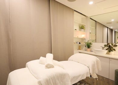 Relaxing spa room at Elena at Nurture Mind & Body Centre, Paddington, New South Wales, AU.
