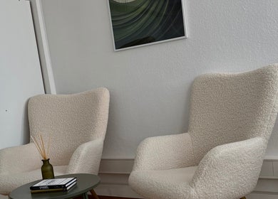 Comfortable seating area at With love, Christi in Düsseldorf, Nordrhein-westfalen, DE.