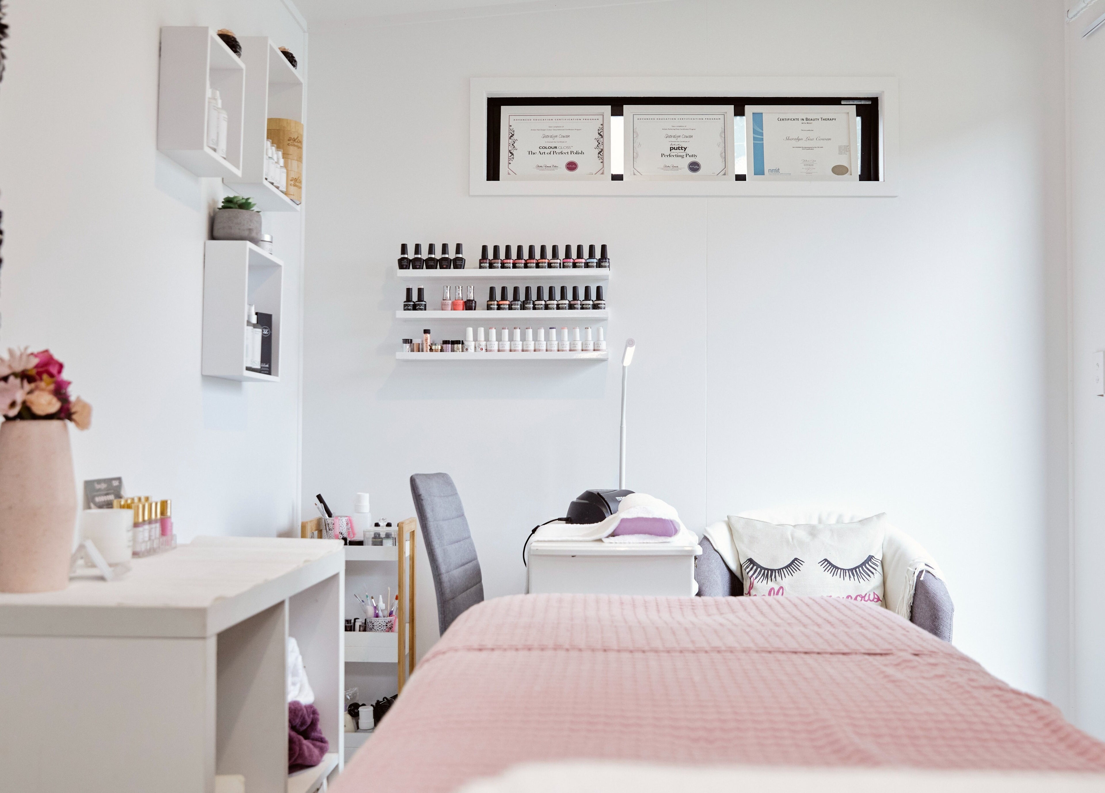 Experience relaxation at Fuchsia Beauty Therapy spa room in Nelson, Nelson, NZ. Elegant decor and soothing ambiance.