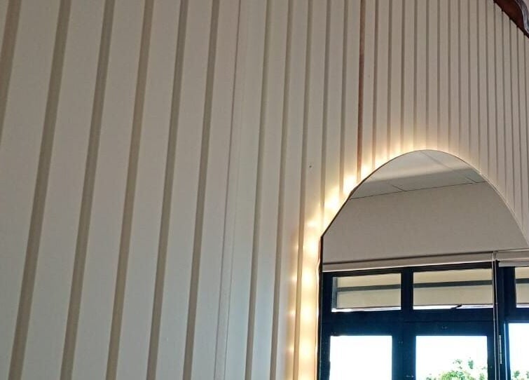 Elegant lighting and modern design at Coco Ruby Integrative Anti-Ageing & Aesthetics, Cape Town, Western Cape, ZA.