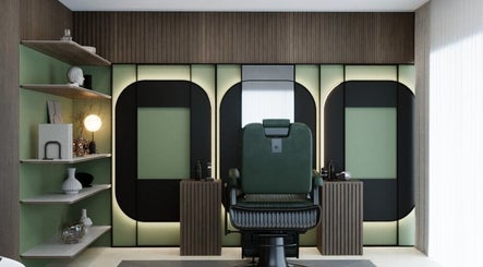 Luxurious styling chair at Prepare Yourself Salon, Al Hofuf, Eastern Province, SA.