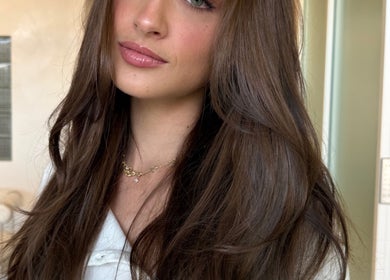 Elegant woman with perfect hair and makeup at STUDIO QUE, Innaloo, Western Australia, AU.