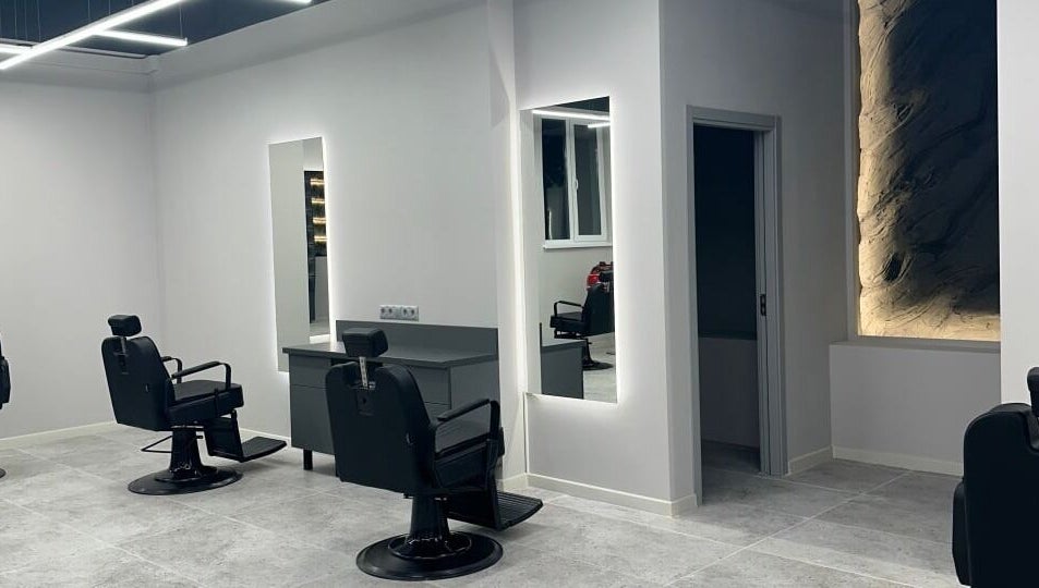 Stylish barber chairs and mirrors at Barber&Co in Chișinău, Chișinău, MD.