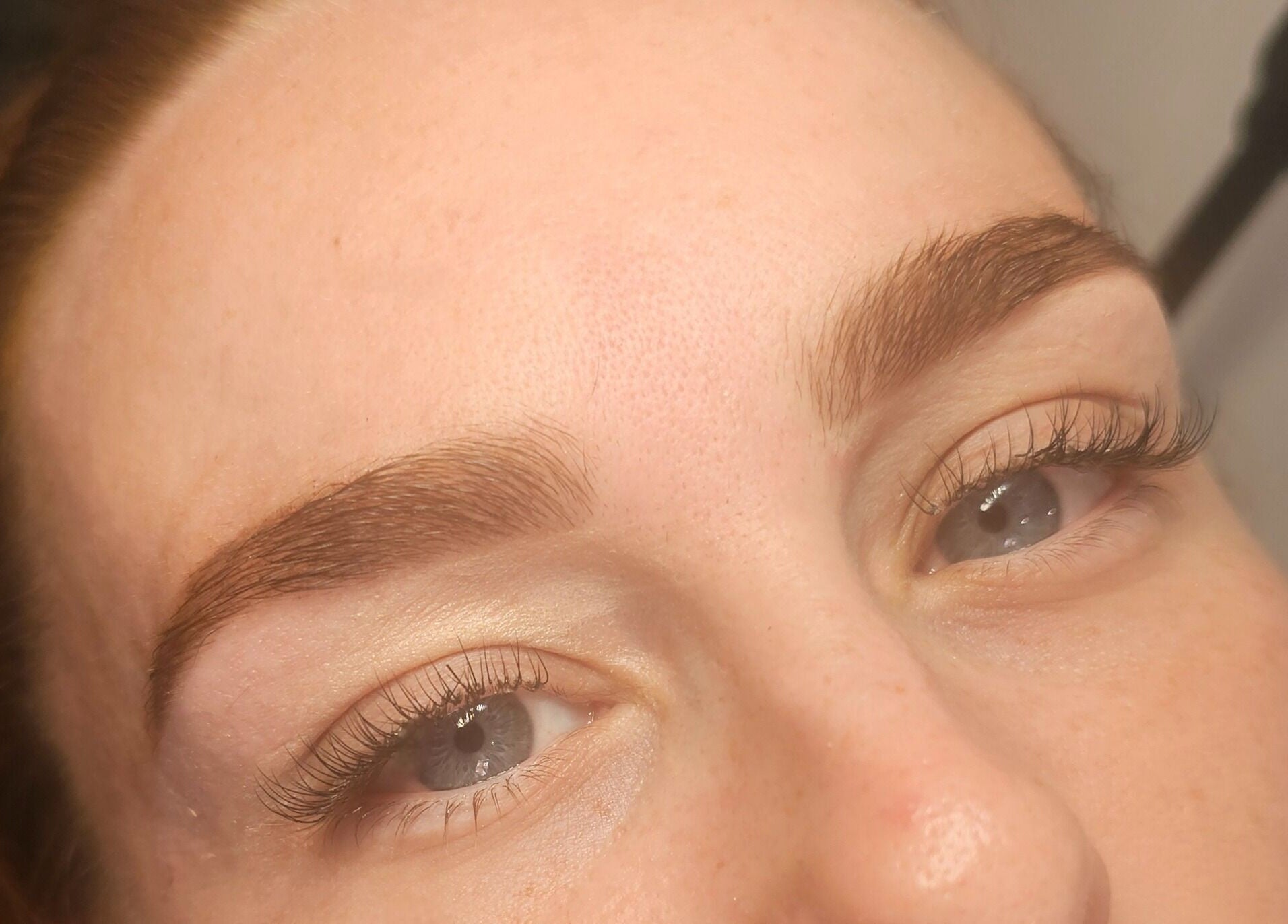 Expert eyebrow treatment at Glowgetter Beauty, Holmes Chapel, England, GB showcases elegant, shaped brows.