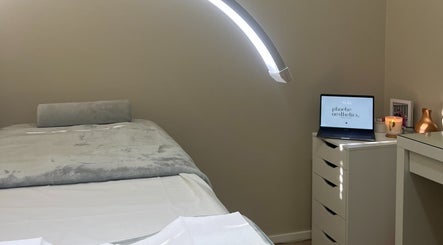 Calm treatment room at Phoebe Aesthetics Beauty Bar, Shenton Park, Western Australia, AU.