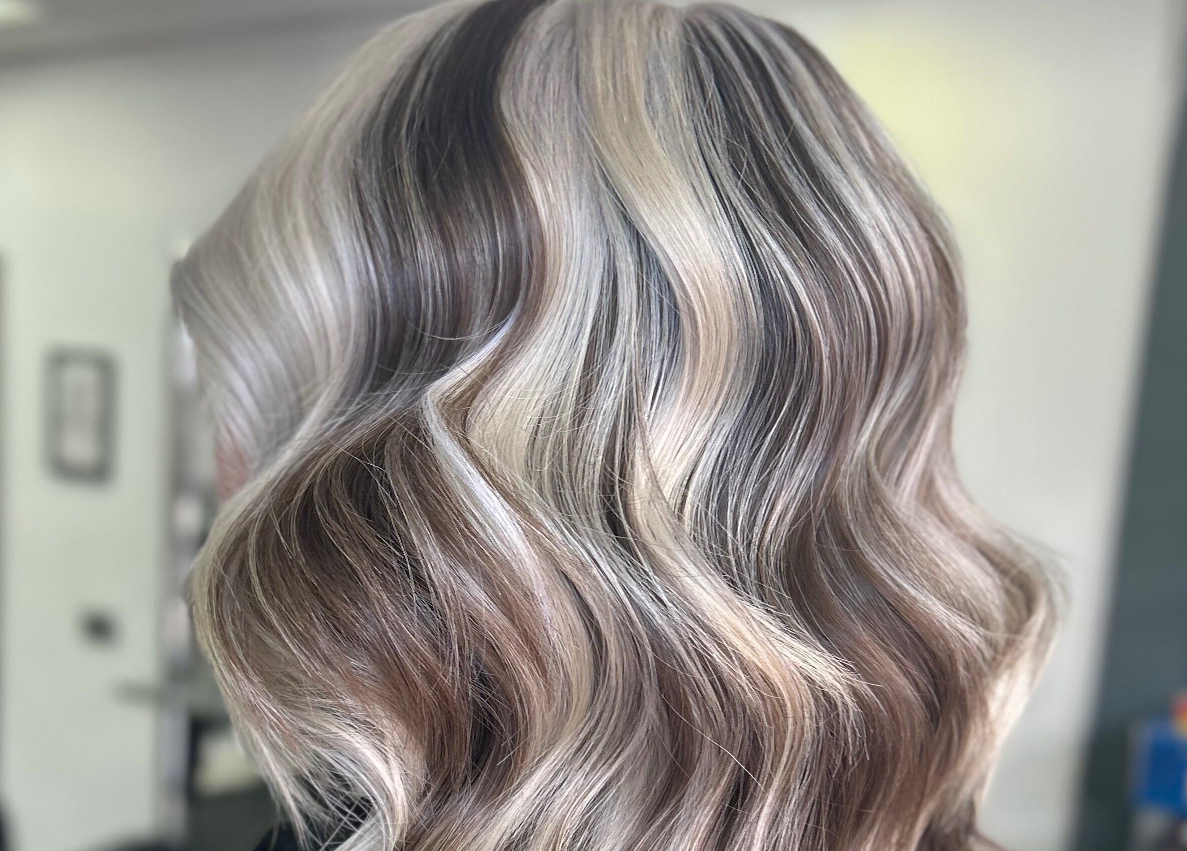 Beautiful wavy highlights at Lucy Rose Hair, Smethwick, England, GB showcasing expert styling.